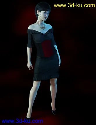 3D打印模型dForce Dark Shadows for Genesis 8 Females的图片