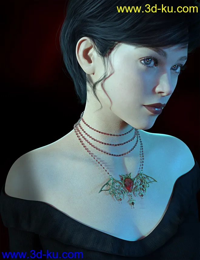 dForce Dark Shadows for Genesis 8 Females模型的图片4