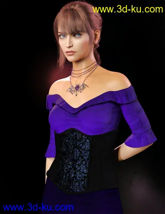 3D打印模型dForce Dark Shadows for Genesis 8 Females的图片
