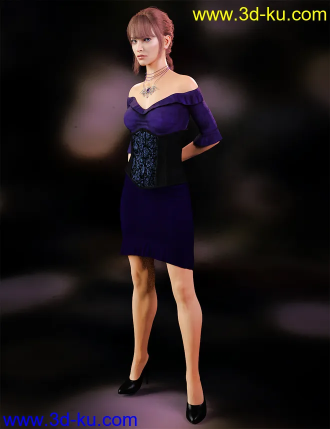 dForce Dark Shadows for Genesis 8 Females模型的图片7