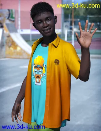 3D打印模型dForce Dash Outfit for Genesis 8 and 8.1 Males Bundle的图片