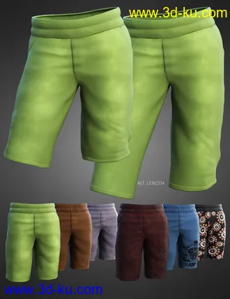 3D打印模型dForce Dash Outfit for Genesis 8 and 8.1 Males Bundle的图片