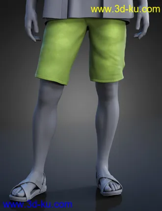 3D打印模型dForce Dash Outfit for Genesis 8 and 8.1 Males Bundle的图片