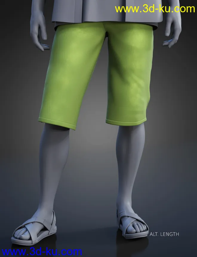 dForce Dash Outfit for Genesis 8 and 8.1 Males Bundle模型的图片6