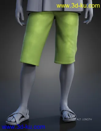 3D打印模型dForce Dash Outfit for Genesis 8 and 8.1 Males Bundle的图片