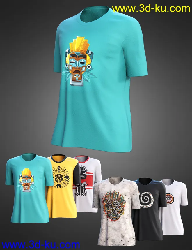 dForce Dash Outfit for Genesis 8 and 8.1 Males Bundle模型的图片9