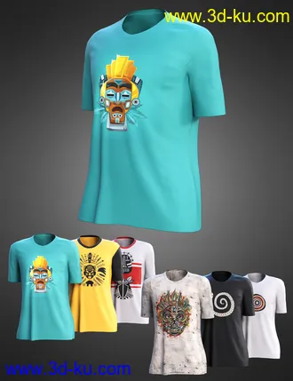 3D打印模型dForce Dash Outfit for Genesis 8 and 8.1 Males Bundle的图片