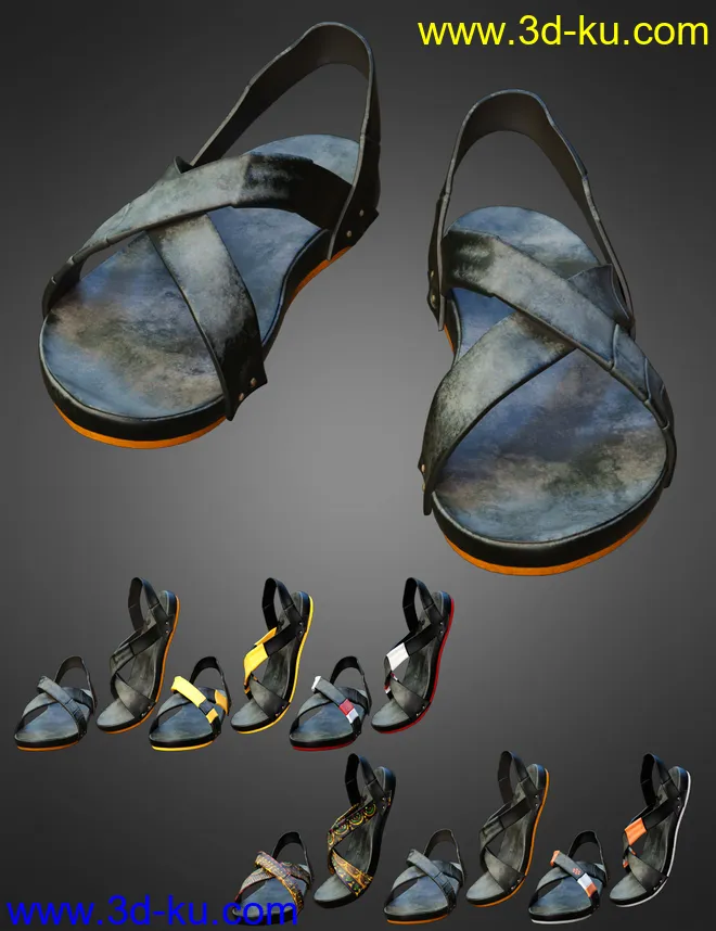 dForce Dash Outfit for Genesis 8 and 8.1 Males Bundle模型的图片15