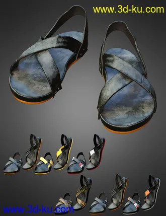 3D打印模型dForce Dash Outfit for Genesis 8 and 8.1 Males Bundle的图片