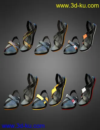 3D打印模型dForce Dash Outfit for Genesis 8 and 8.1 Males Bundle的图片