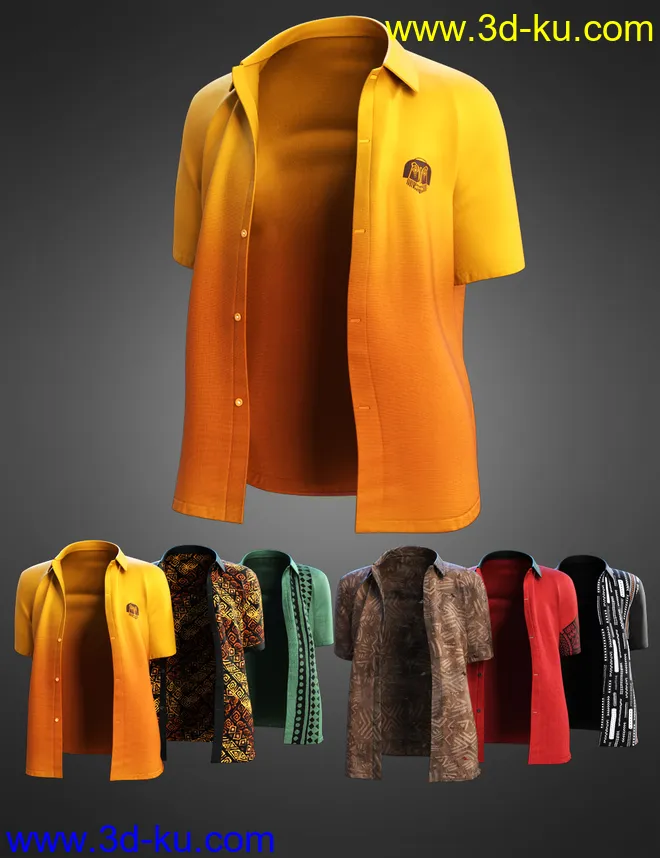 dForce Dash Outfit for Genesis 8 and 8.1 Males Bundle模型的图片23