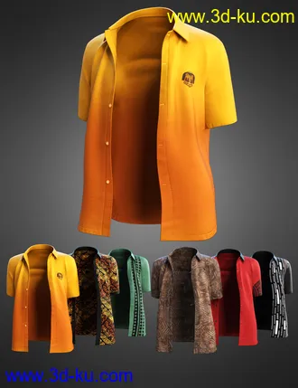 3D打印模型dForce Dash Outfit for Genesis 8 and 8.1 Males Bundle的图片