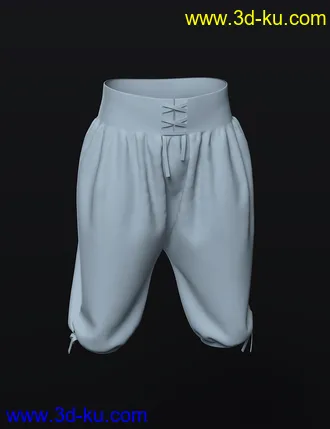 3D打印模型dForce Ebenezer Scrooge NightDress Outfit For Genesis 8 and Genesis 8.1 Males的图片