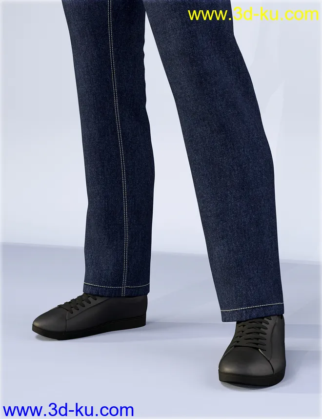 dForce HnC Leather Jacket Outfit for Genesis 8 Males模型的图片8