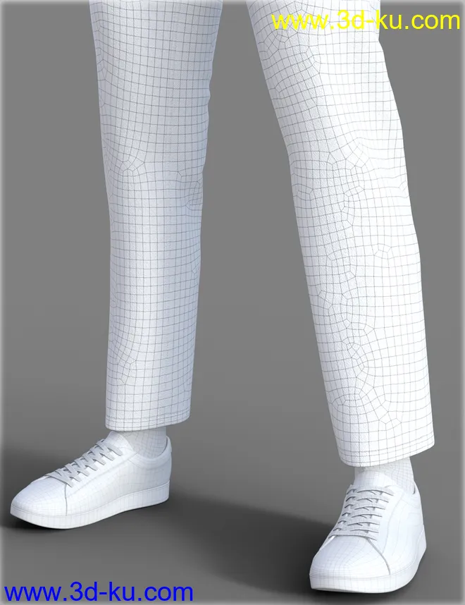 dForce HnC Leather Jacket Outfit for Genesis 8 Males模型的图片10