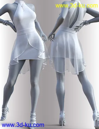 3D打印模型dForce Joslyn Candy Outfit for Genesis 8 Female的图片