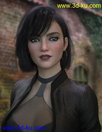 3D打印模型dForce Joy Hair for Genesis 8 Females的图片