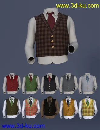 3D打印模型dForce Leprechaun Outfit for Genesis 8 Males Bundle的图片