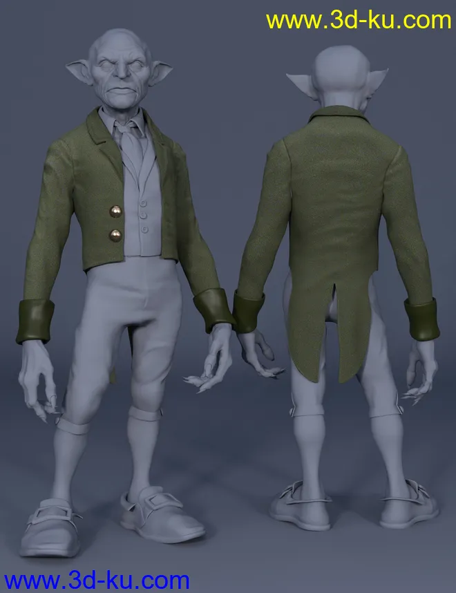 dForce Leprechaun Outfit for Genesis 8 Males Bundle模型的图片12