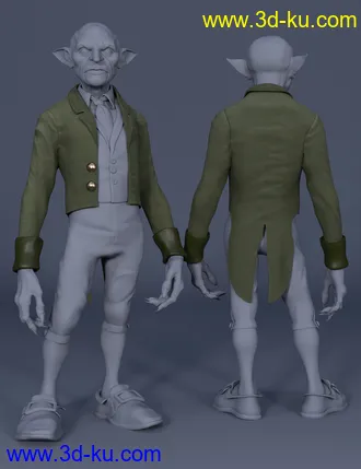 3D打印模型dForce Leprechaun Outfit for Genesis 8 Males Bundle的图片