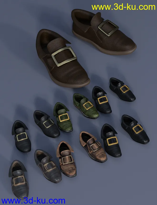 dForce Leprechaun Outfit for Genesis 8 Males Bundle模型的图片14