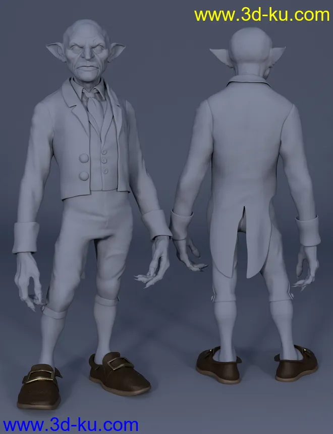 dForce Leprechaun Outfit for Genesis 8 Males Bundle模型的图片15