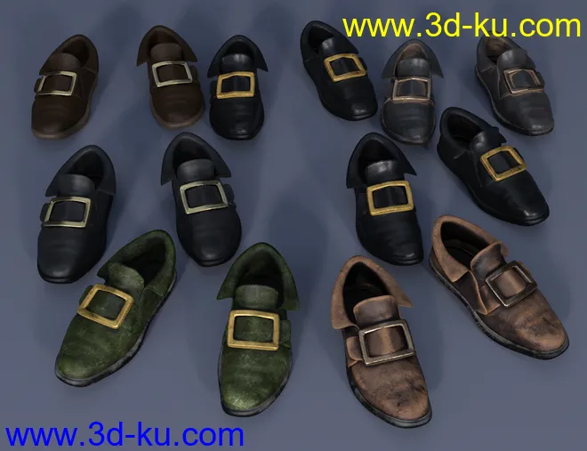 dForce Leprechaun Outfit for Genesis 8 Males Bundle模型的图片17