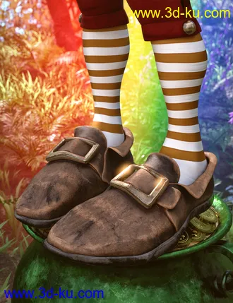 3D打印模型dForce Leprechaun Outfit for Genesis 8 Males Bundle的图片