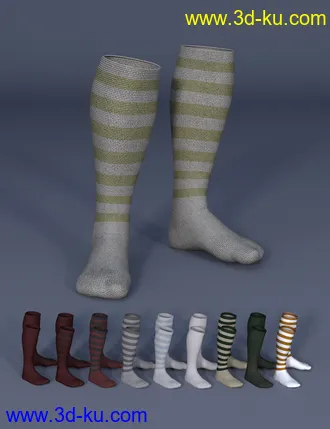 3D打印模型dForce Leprechaun Outfit for Genesis 8 Males Bundle的图片