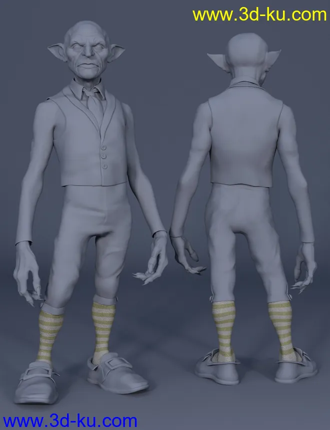 dForce Leprechaun Outfit for Genesis 8 Males Bundle模型的图片20