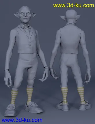 3D打印模型dForce Leprechaun Outfit for Genesis 8 Males Bundle的图片