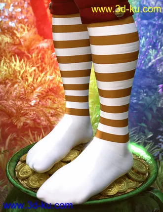 3D打印模型dForce Leprechaun Outfit for Genesis 8 Males Bundle的图片