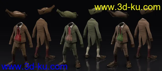 dForce Leprechaun Outfit for Genesis 8 Males Bundle模型的图片27