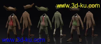 3D打印模型dForce Leprechaun Outfit for Genesis 8 Males Bundle的图片