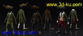 3D打印模型dForce Leprechaun Outfit for Genesis 8 Males Bundle的图片