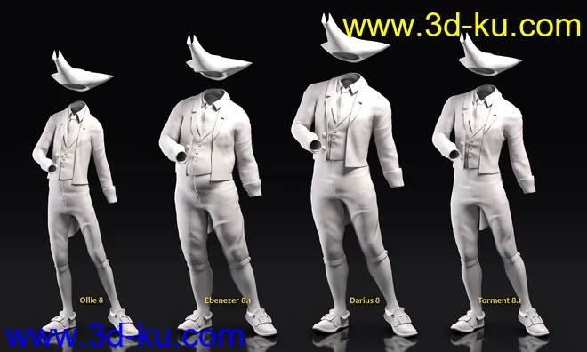 dForce Leprechaun Outfit for Genesis 8 Males Bundle模型的图片31