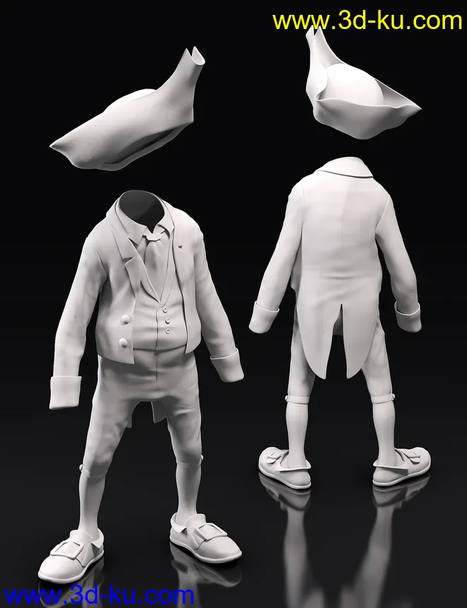 dForce Leprechaun Outfit for Genesis 8 Males Bundle模型的图片32