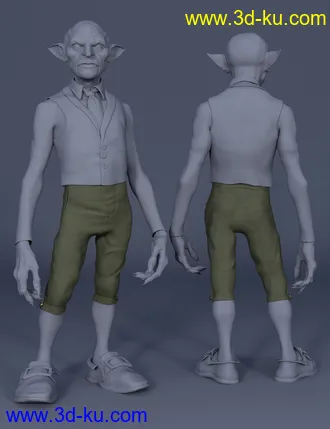 3D打印模型dForce Leprechaun Outfit for Genesis 8 Males Bundle的图片