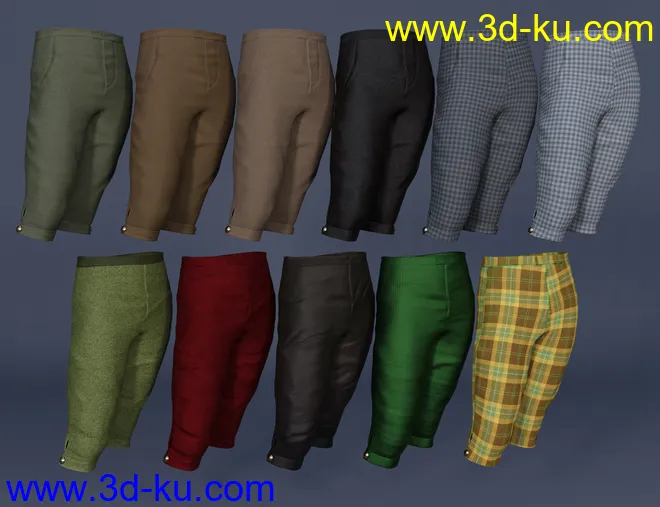 dForce Leprechaun Outfit for Genesis 8 Males Bundle模型的图片38
