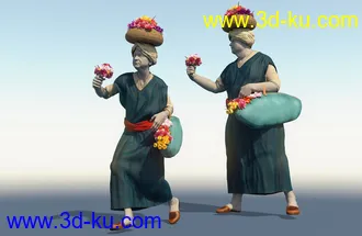 3D打印模型dForce Moroccan Flower Seller Outfit for Genesis 8 Males的图片