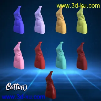 3D打印模型dForce Open Back Dress for Genesis 8 Female的图片