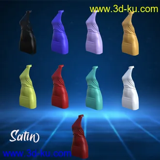 3D打印模型dForce Open Back Dress for Genesis 8 Female的图片