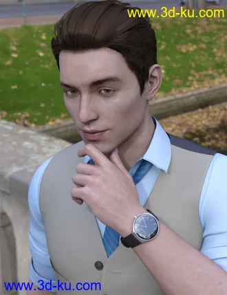 3D打印模型dForce Oxford Outfit for Genesis 8 Male(s)的图片