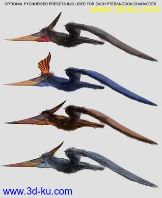 3D打印模型dForce Pteranodon by AM的图片