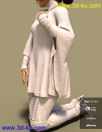3D打印模型dForce RockyShoo Outfit for Genesis 8 Female(s)的图片