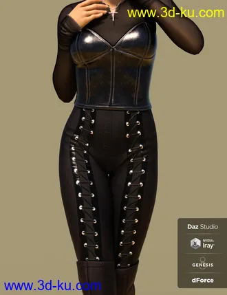 3D打印模型dForce RockyShoo Outfit for Genesis 8 Female(s)的图片