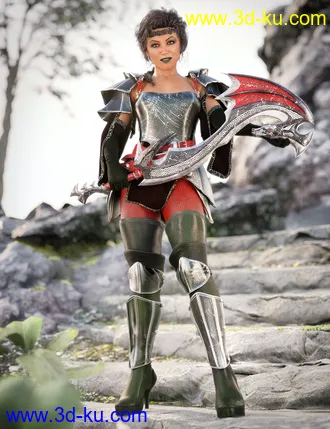 3D打印模型dForce Shadow Guard Outfit for Genesis 8 Female(s)的图片