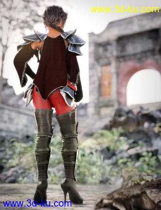 3D打印模型dForce Shadow Guard Outfit for Genesis 8 Female(s)的图片