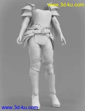 3D打印模型dForce Shadow Guard Outfit for Genesis 8 Female(s)的图片