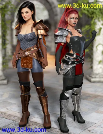 3D打印模型dForce Shadow Guard Outfit Textures的图片